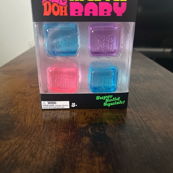 NEW UNOPENED Needoh Nice Ice Baby Cube 4 pack Pink Purple Blue - Picture 2 of 7